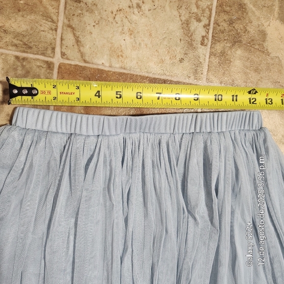 BEAUTT SZ 8.PETITE Elegant Light Blue Women's Skirt - Picture 11 of 14